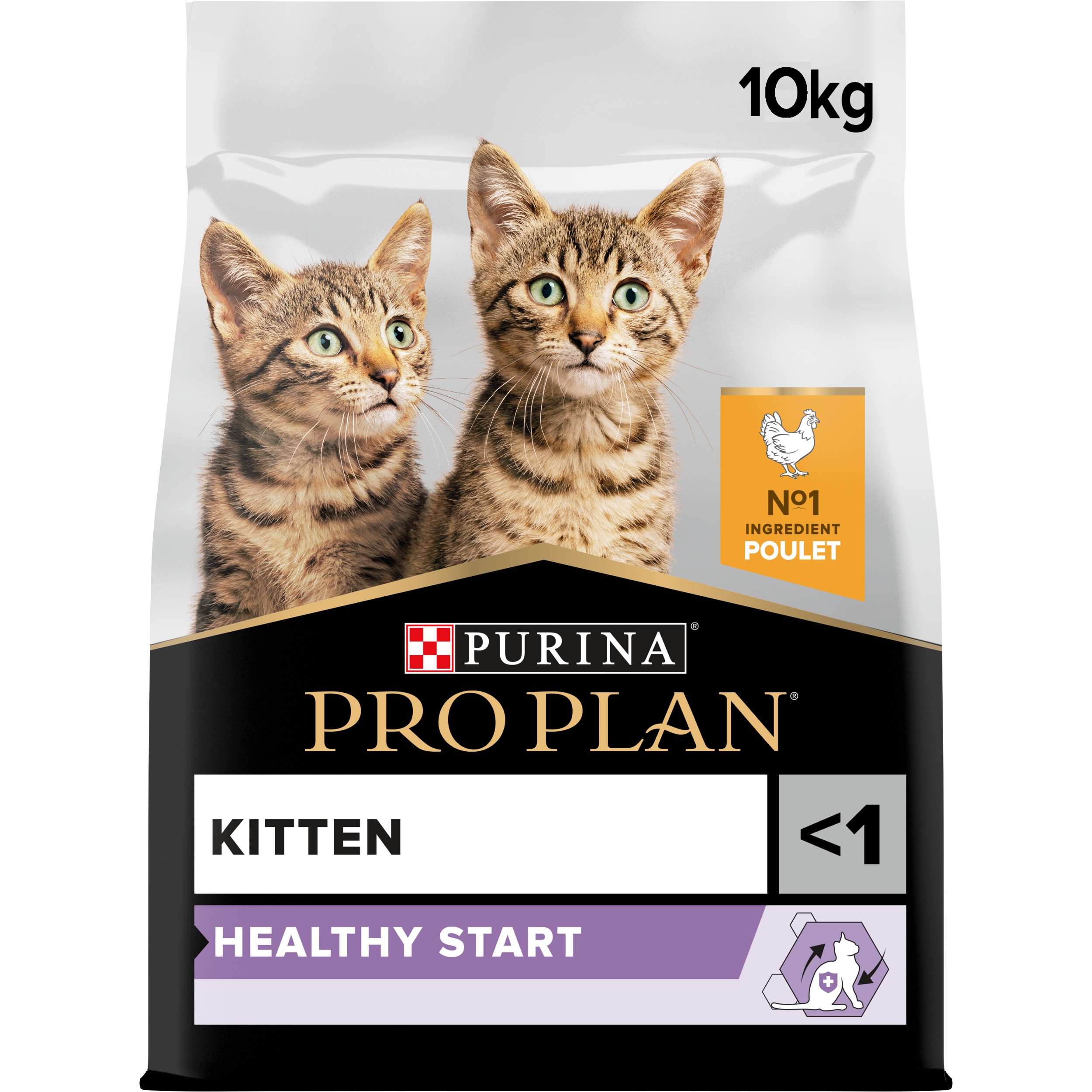 Purina Pro Plan - Croquettes chaton Original Optistart Poulet 10 kg - PRO PLAN - Image 1