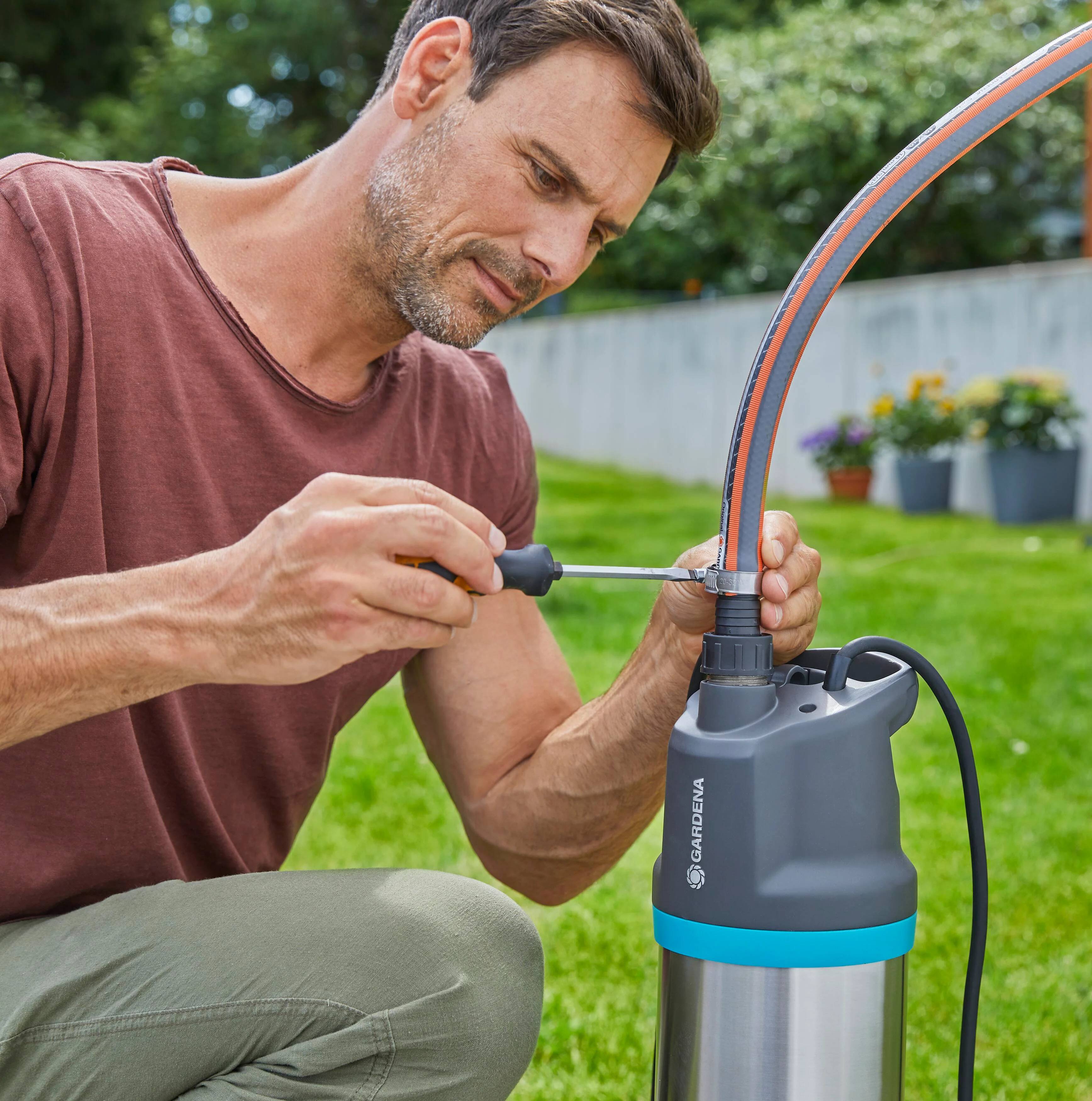 Gardena - Pompe immergée automatique en acier inox Ø149 mm 5900 l/h max. 900W - Gardena - Image 4