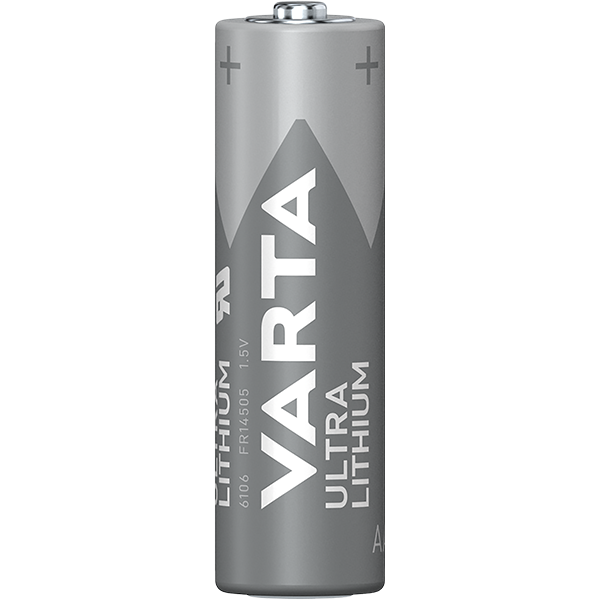 Pack 4 piles lithium non-rechargeables AA 1,5 V - VARTA - Image 2