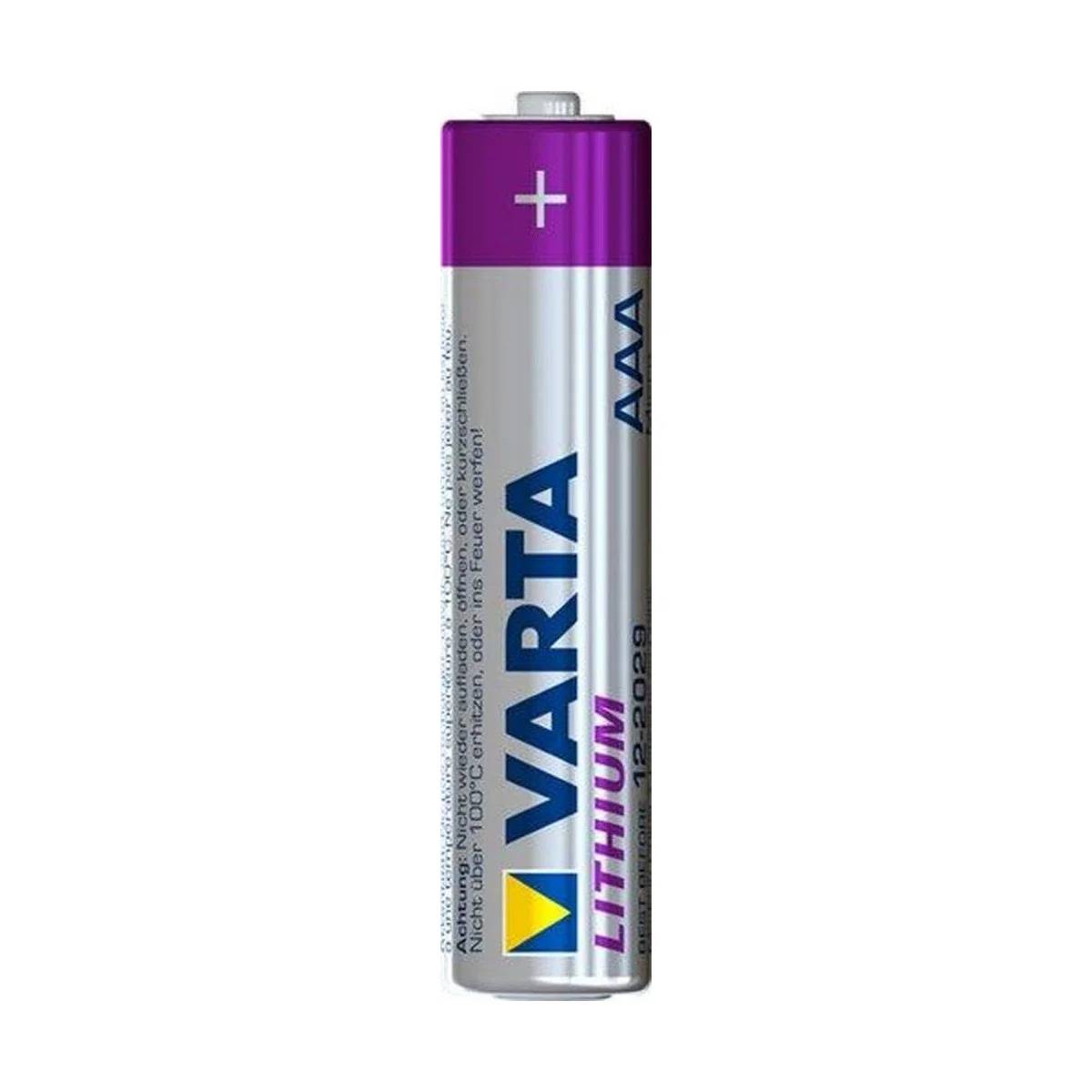 Pack 4 piles lithium non-rechargeables AA 1,5 V - VARTA - Image 6