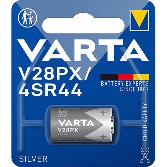 Pile V28PX-4SR44 Alcaline 6,2 V Silver – VARTA - Image 1