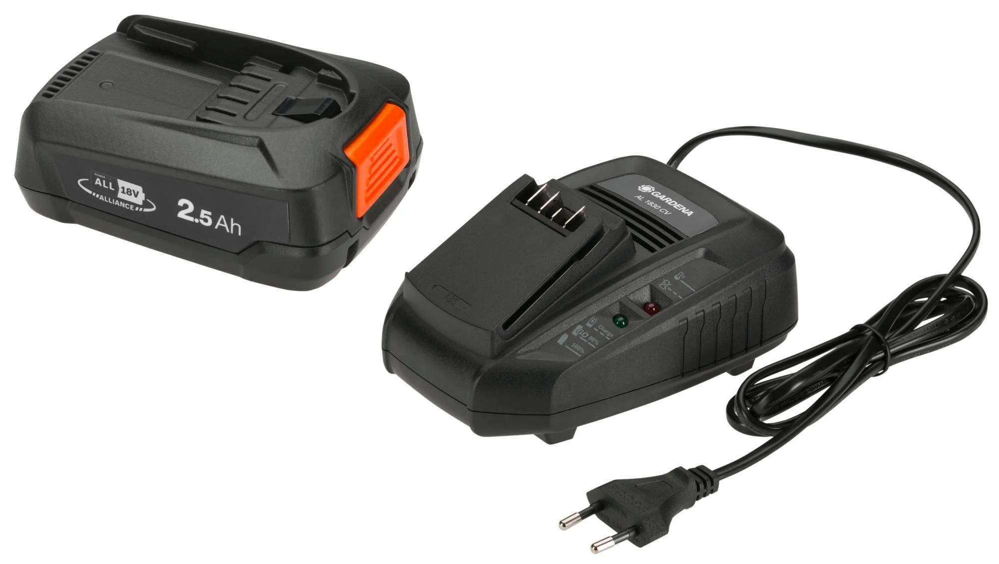 Kit de démarrage Batterie Li-ion 18 V 2,5 Ah- GARDENA