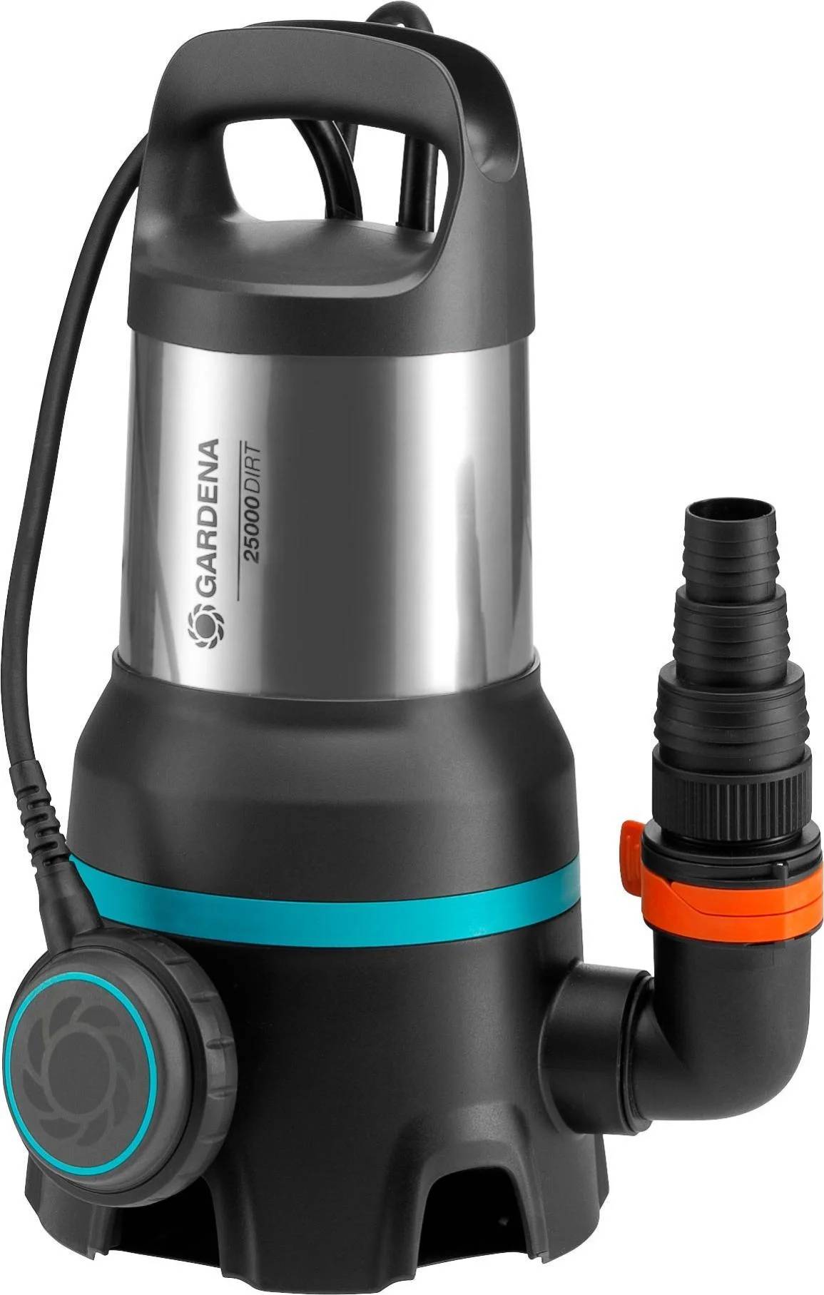 Pompe d'évacuation eaux chargées 25000 1 100 W GARDENA - Image 3