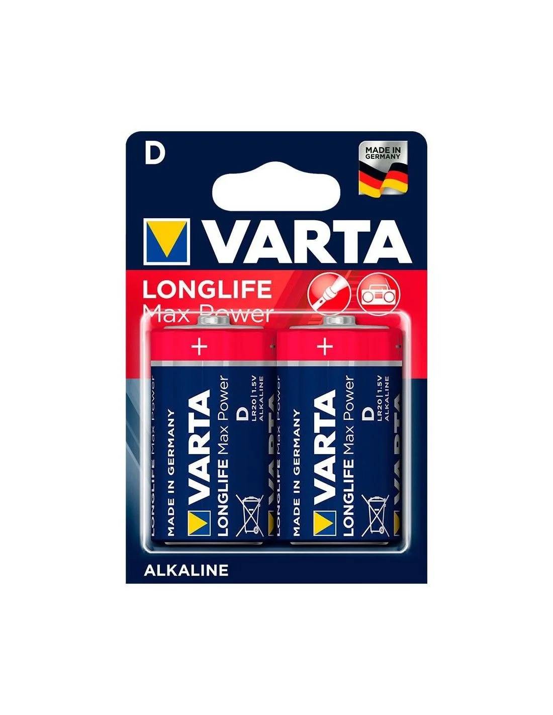 Piles LR20 Alcaline LongLife - VARTA - Image 5