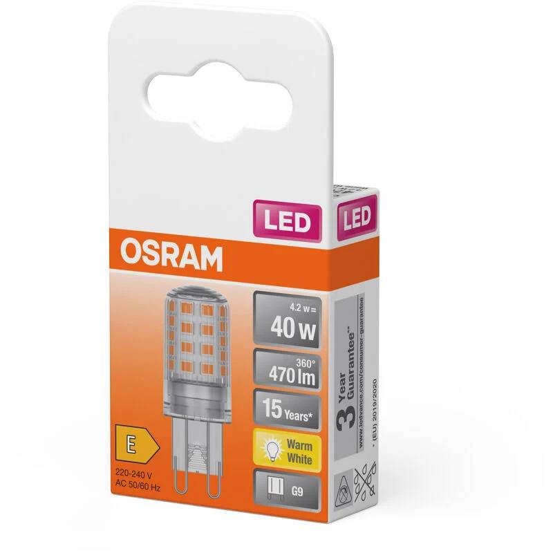 Ampoule LED Capsule G9 3,8W 2700K OSRAM - Image 4