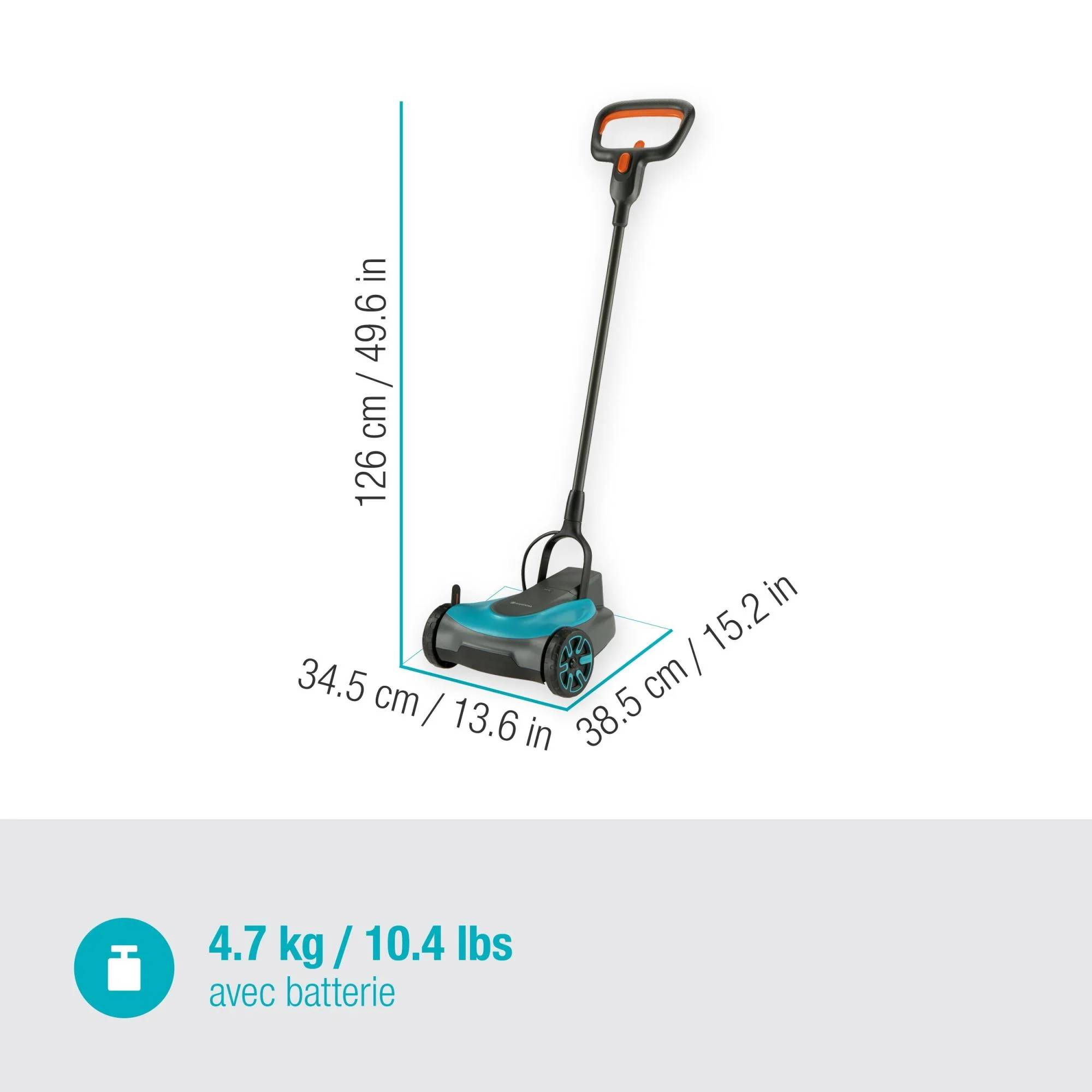 Tondeuse HandyMower 22/18 V sans batterie - GARDENA - Image 4