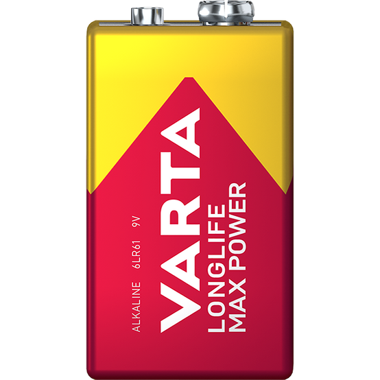 Pile Alcaline 9V LongLife Max Power - VARTA - Image 6
