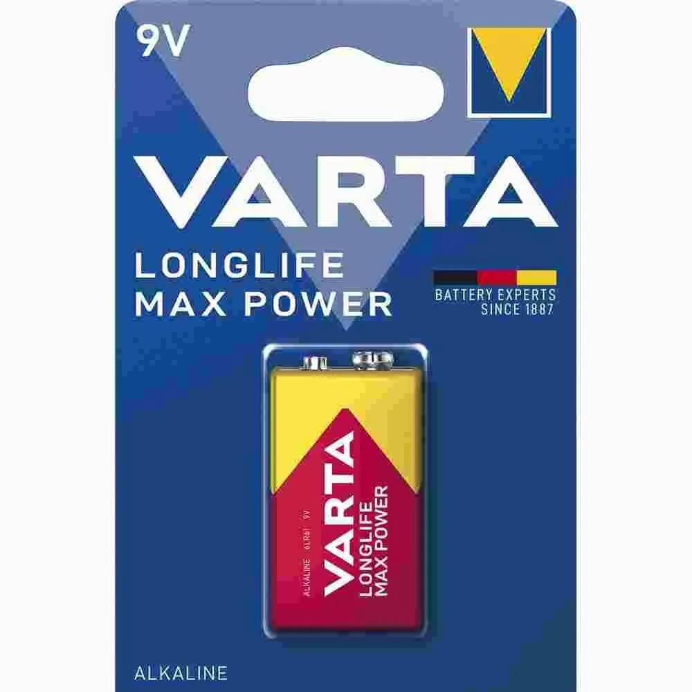 Pile Alcaline 9V LongLife Max Power - VARTA - Image 3