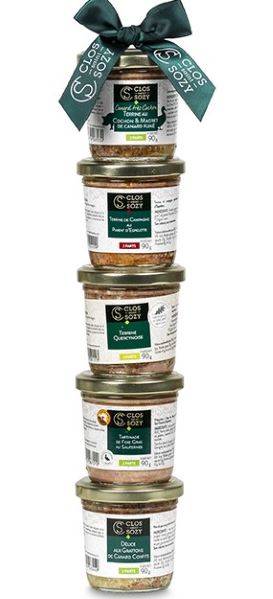 Clos Saint Sozy - Coffret "Le bâton des saveurs" 5 x 90 g - Clos Saint Sozy