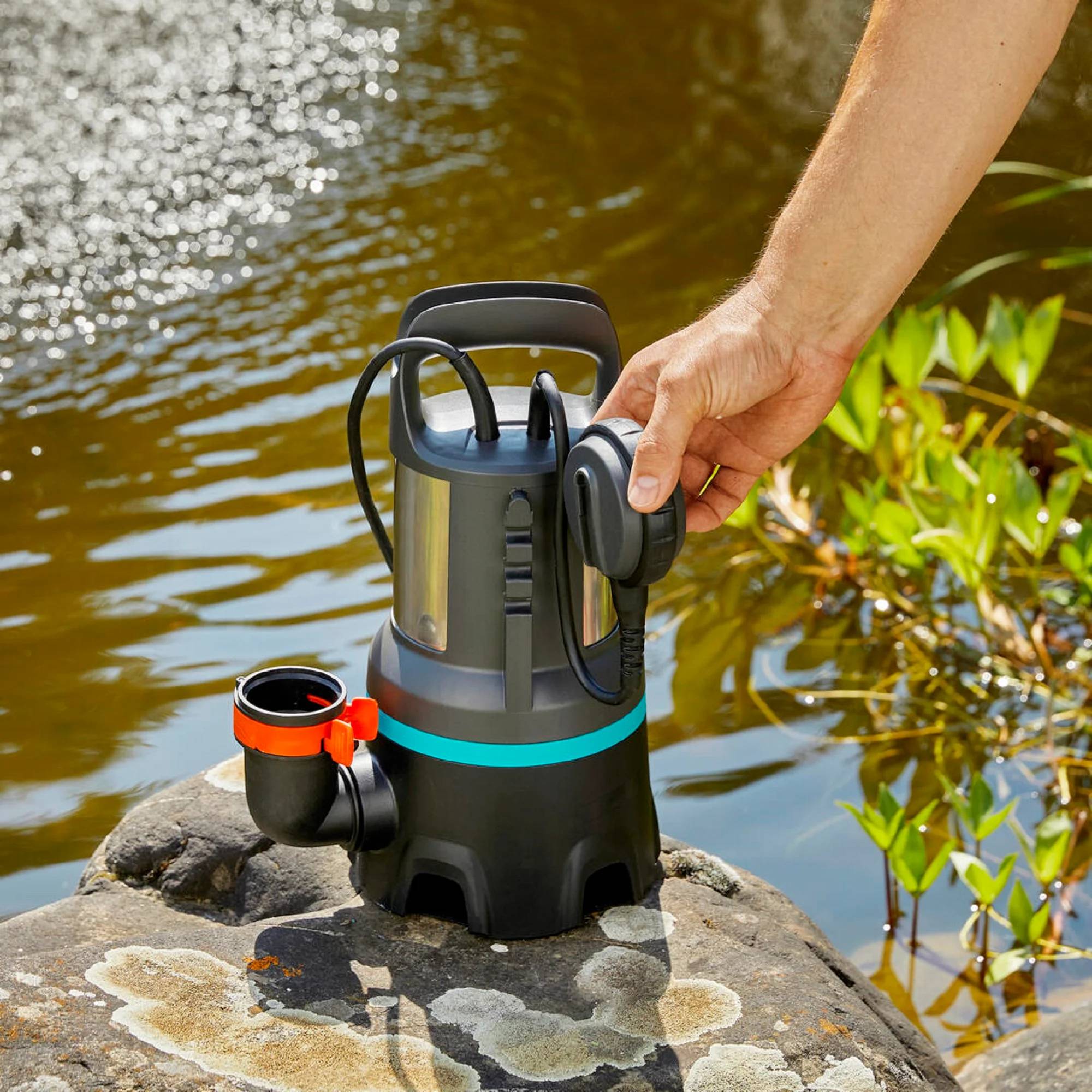 Pompe d'évacuation eaux chargées 450W 16000l/h - GARDENA - Image 9