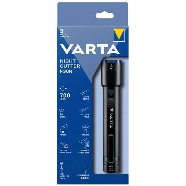 Torche rechargeable aluminium IPX4 4 modes 700 lm - VARTA - Image 3