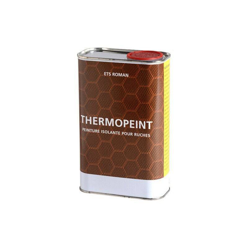 Thermopeint peinture naturelle huile de lin marron 1L - La jocondienne