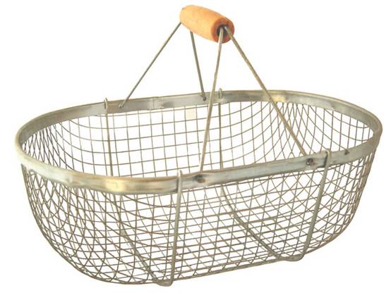 Panier de récolte galvanisé 15 L - Masy