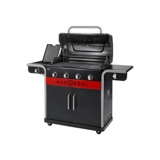 Char-broil - Barbecue Hybride 4 Brûleurs Acier Inoxydable Noir 154,9 cm - CHAR-BROIL - Image 3