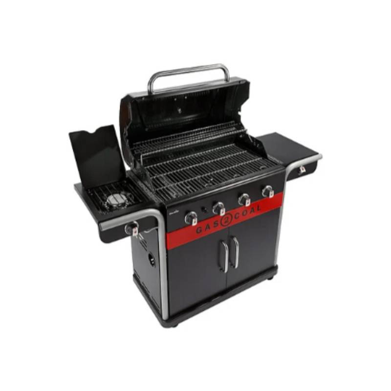 Char-broil - Barbecue Hybride 4 Brûleurs Acier Inoxydable Noir 154,9 cm - CHAR-BROIL - Image 4