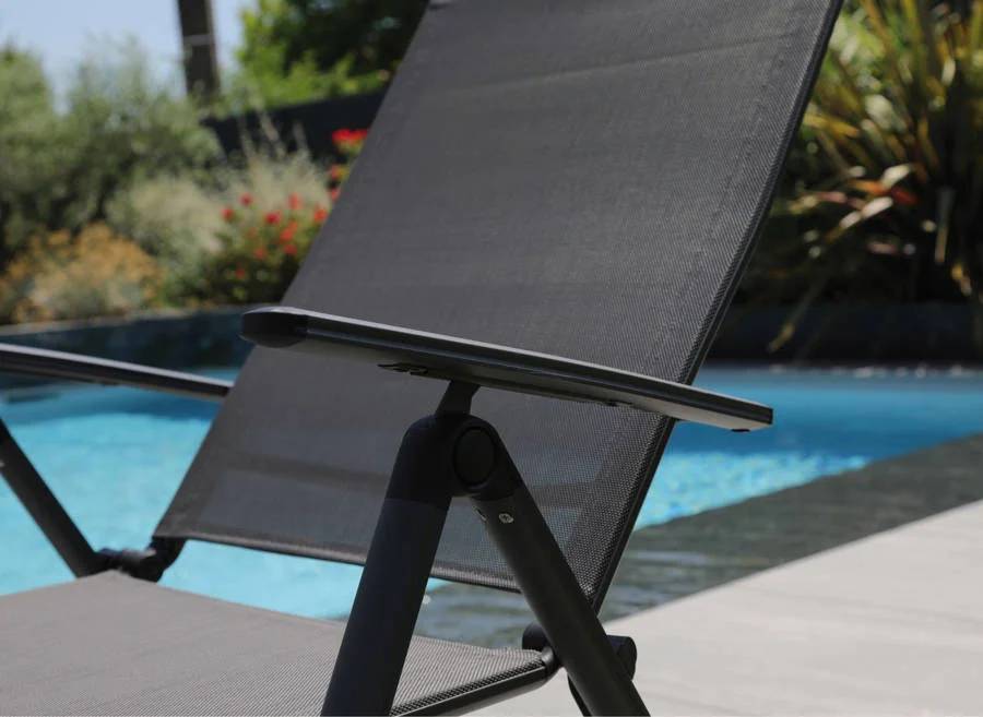 Pro Loisirs - Lit de soleil aluminium Ciro - PRO LOISIRS - Image 2
