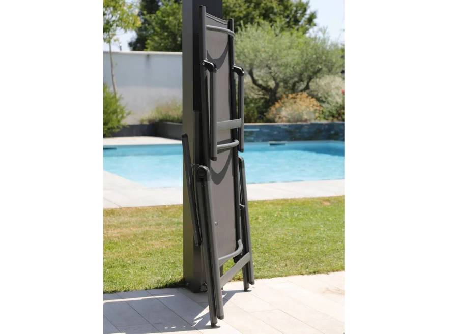 Pro Loisirs - Lit de soleil aluminium Ciro - PRO LOISIRS - Image 4