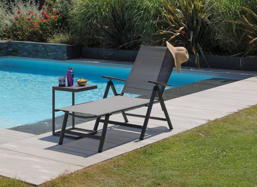 Pro Loisirs - Lit de soleil aluminium Ciro - PRO LOISIRS - Image 5