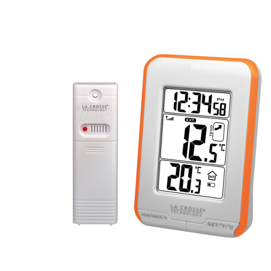 Centrale météo Blanc Orange - LA CROSSE TECHNOLOGY