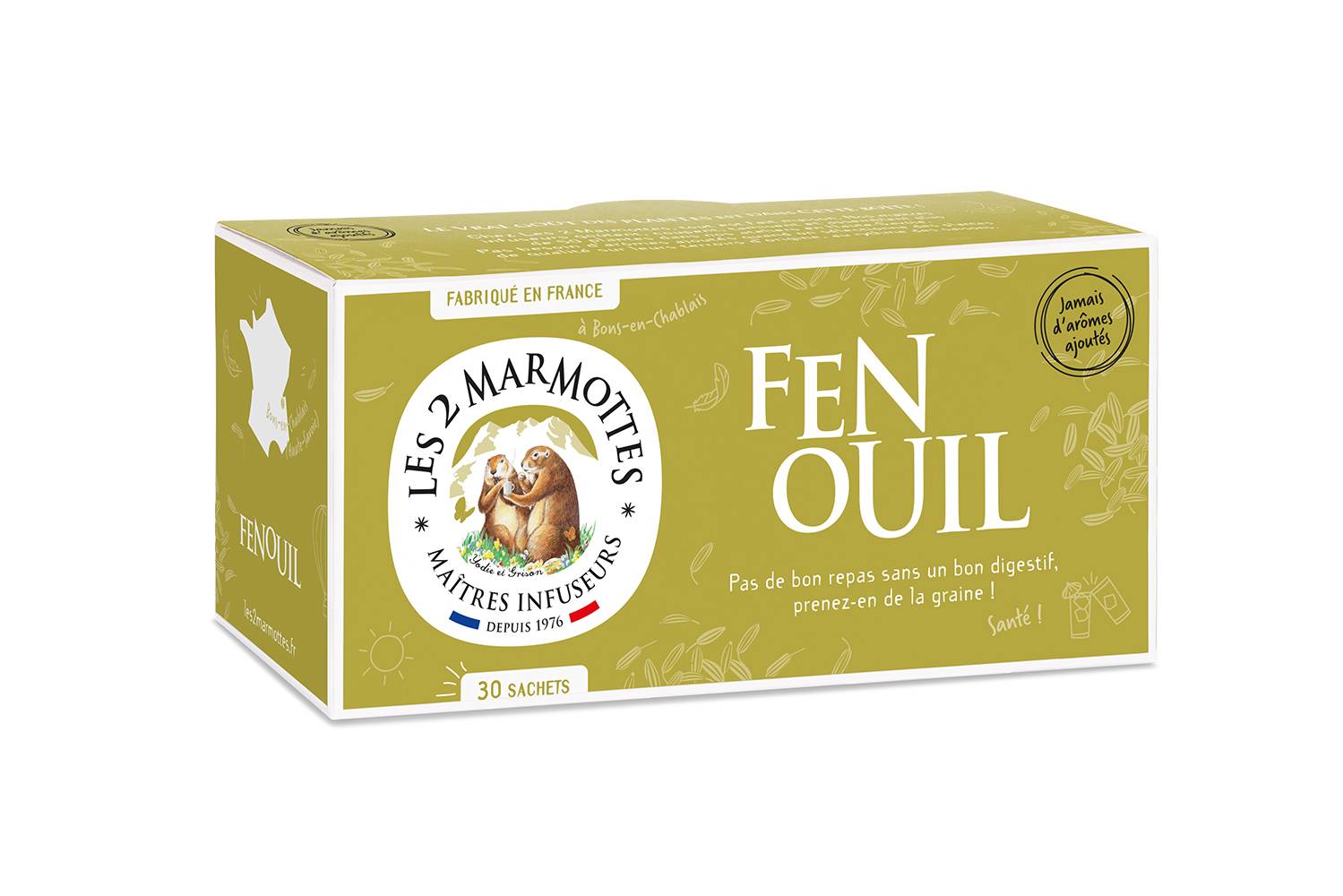 Les 2 Marmottes - Fenouil 60 g - Les 2 Marmottes - Image 2