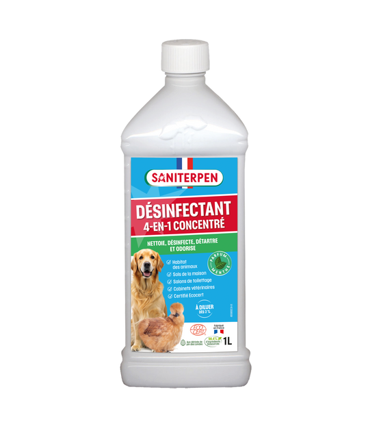 Saniterpen - Désinfectant 4 en 1 Concentré 1L - Saniterpen