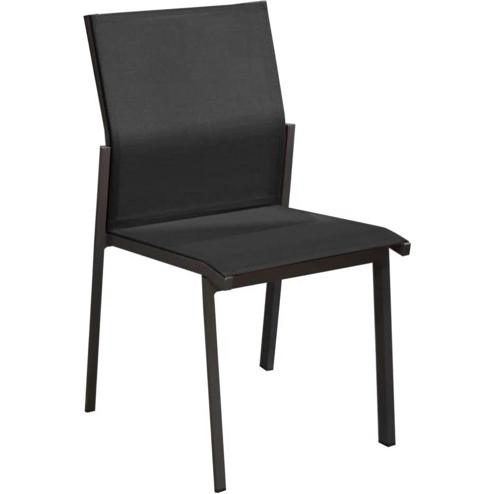 Pro Loisirs - Chaise de jardin alu graphite/noir Delia Proloisirs - Image 3