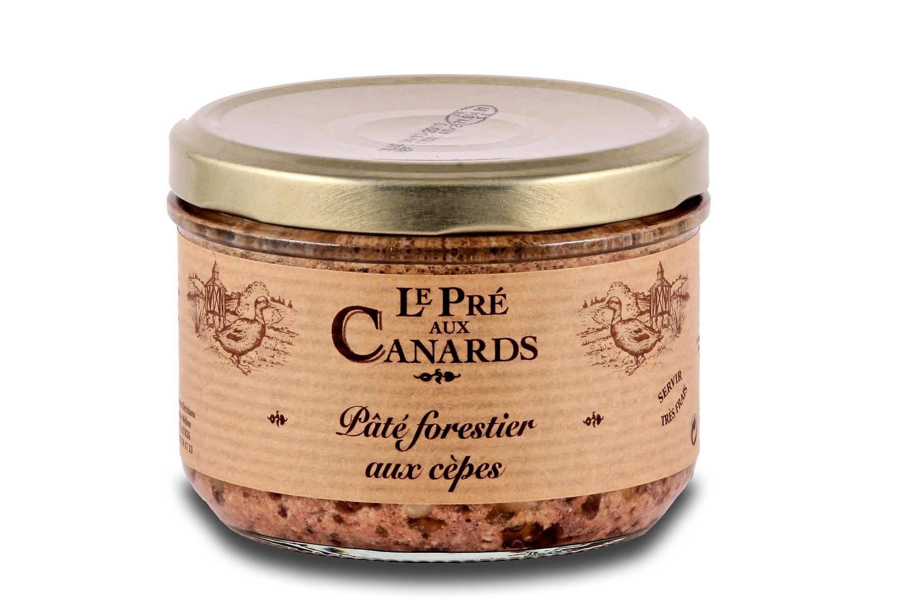 Pre aux Canards - Pré aux canards - Terrine forestière aux cèpes 180 g