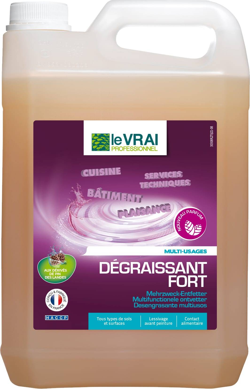 LE VRAI PROFESSIONNEL DEGRAISSANT FORT 5L