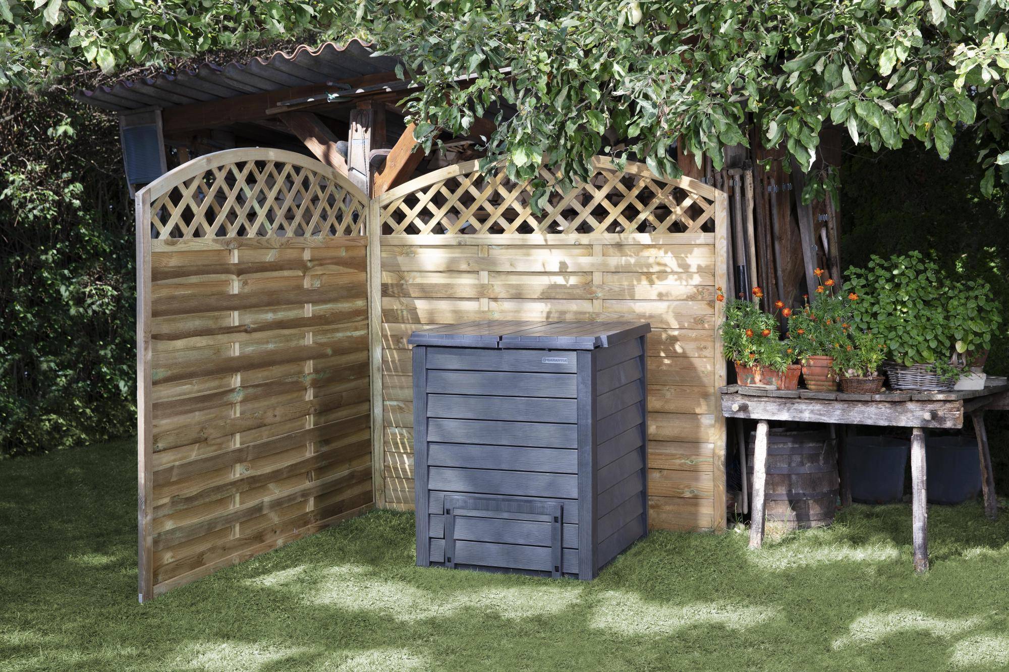Composteur Thermo-Wood 600 L avec grille de fond - GARANTIA - Image 4