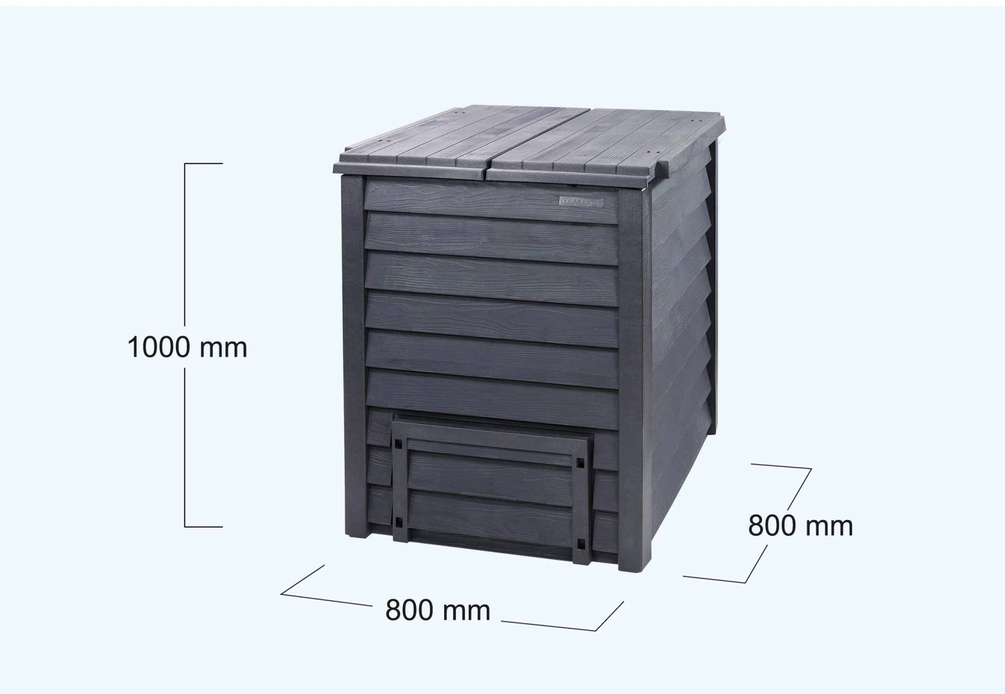 Composteur Thermo-Wood 600 L avec grille de fond - GARANTIA - Image 1