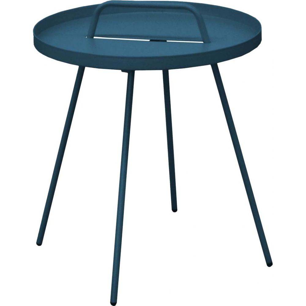 Table basse Flower acier gris Ø44 cm H.51 cm - Pro loisirs - Image 7