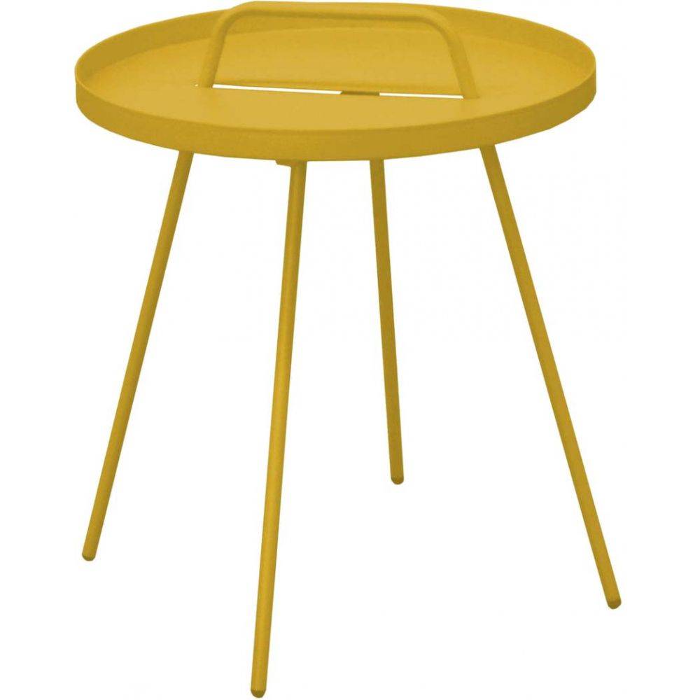 Table basse Flower acier gris Ø44 cm H.51 cm - Pro loisirs - Image 6
