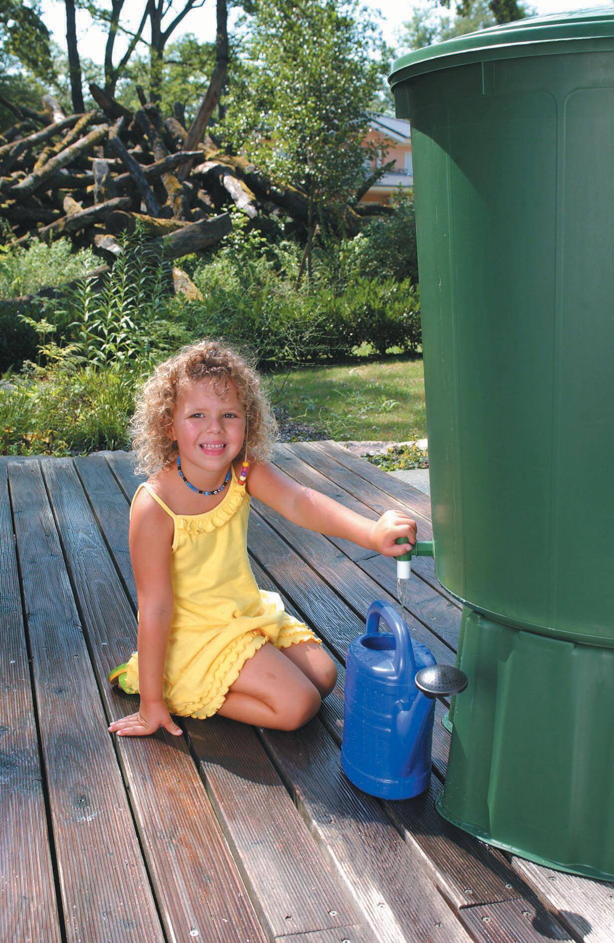 Garantia - Récupérateur d'eau de pluie 310L couvercle clipsable et son robinet inclus - GARANTIA - Image 4