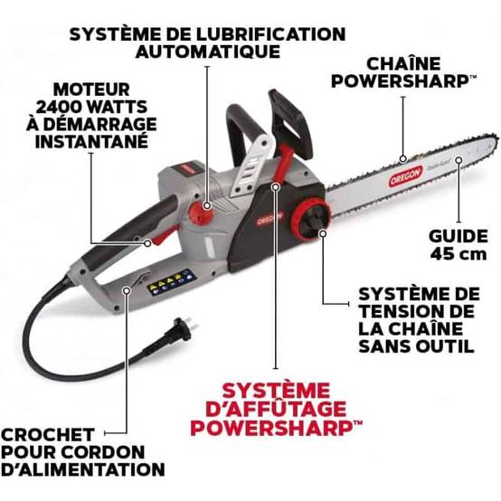Tronçonneuse électrique Oregon CS1500+2chaînes 45 cm - Oregon - Image 1