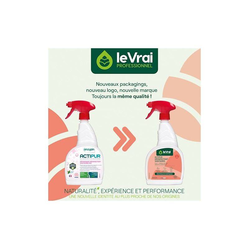 Le Vrai Professionnel - Actipur Désinfectant Sanitaires Prêt à l'emploi 750ML  - Le Vrai Professionnel - Image 4