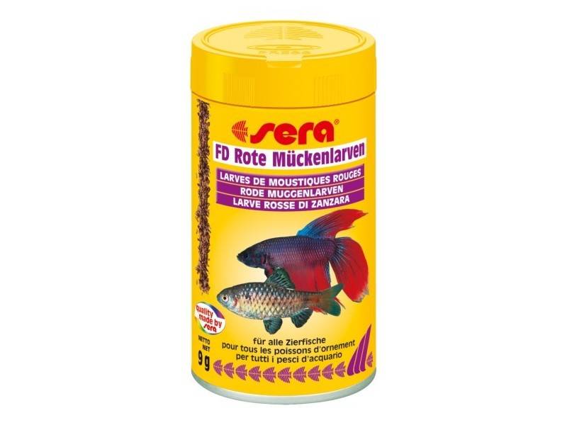 Larves de moustiques rouges spécialité alimentaire 100 ml - Sera