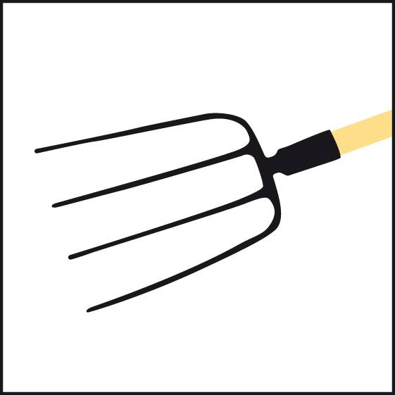 Jacquenet Malin - Manche de fourche fumier cintré hêtre naturel L.135 cm - Jacquenet malin - Image 1