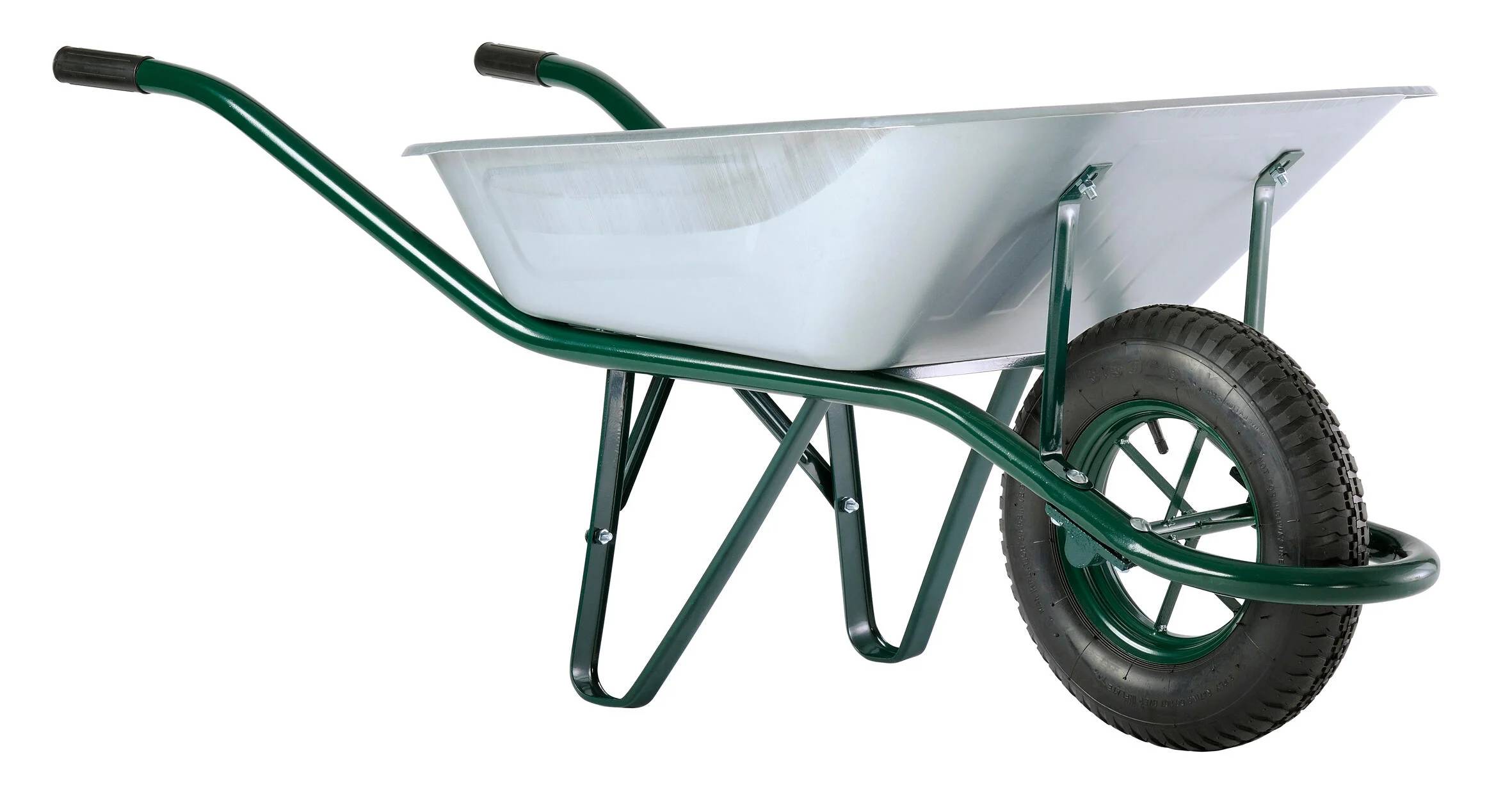 Haemmerlin - Brouette Prems en acier galvanisé couleur verte L.1380 x l.655 x H.547 mm - Haemmerlin - Image 1