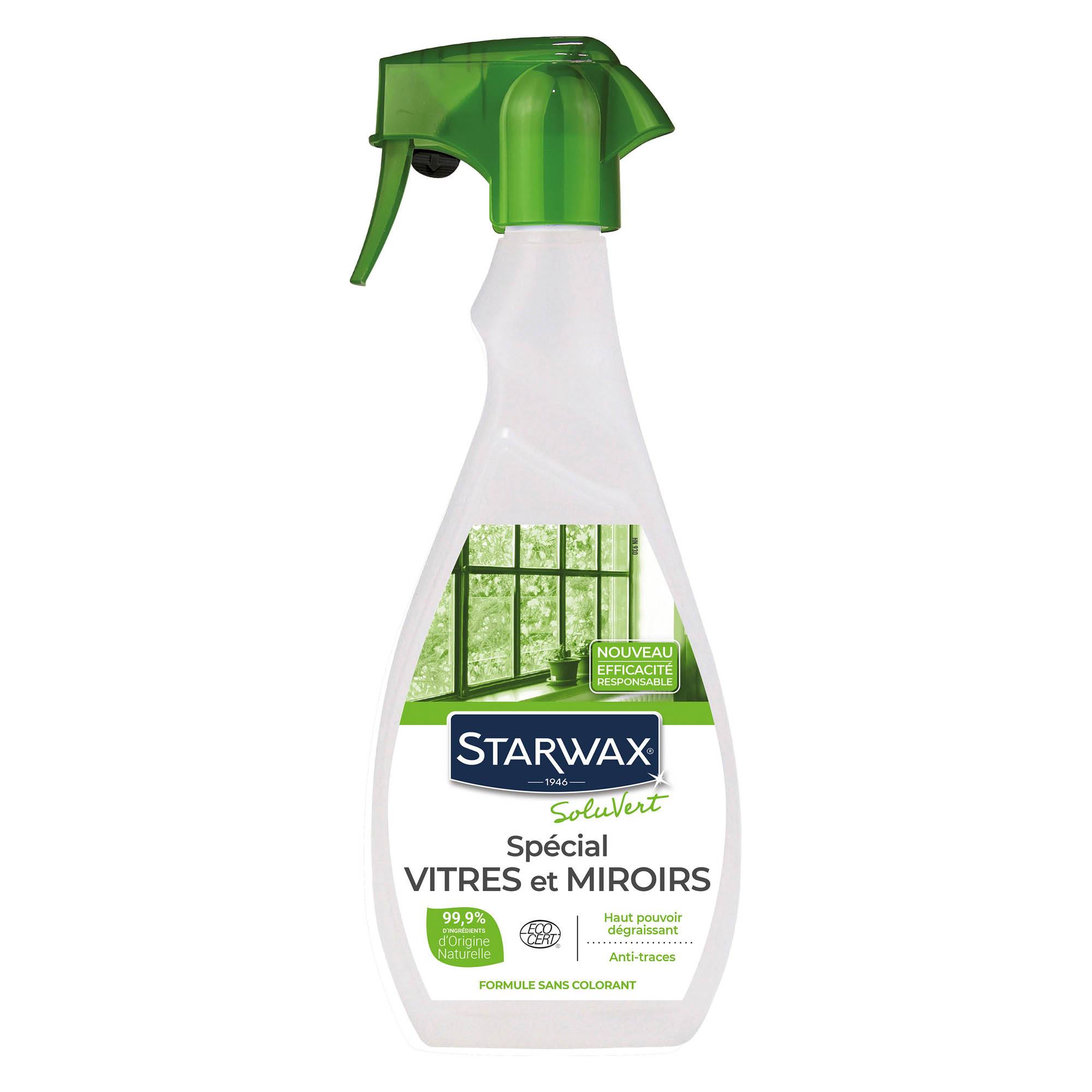 Starwax Soluvert - NETTOYANT VITRES ET MIROIR 500ML