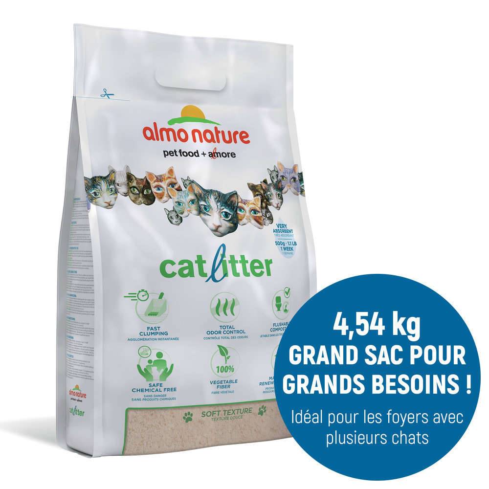 Litière pour chat Végétale 4,54 kg CatLitter – ALMO NATURE - Image 3