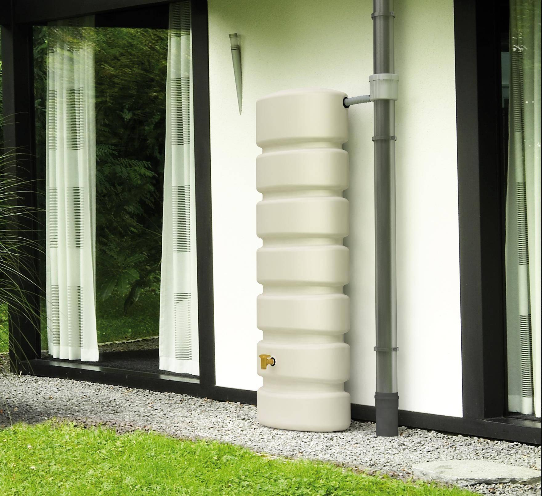 Garantia - Récupérateur d'eau de pluie mural 650L Classic sable - GARANTIA - Image 2