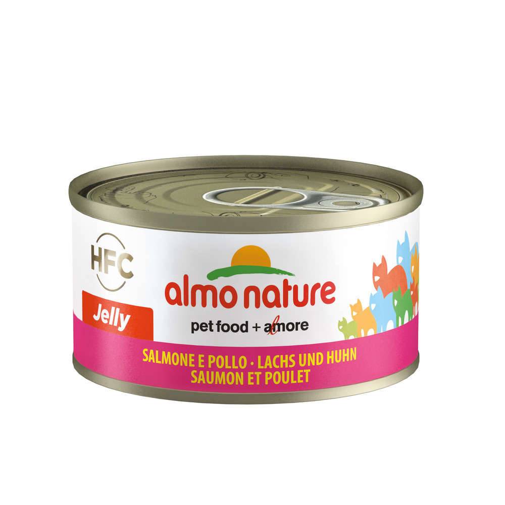Almo Nature - Pâtée en gelée HFC pour chat saumon & poulet - boîte 70 gr - ALMO NATURE - Image 4