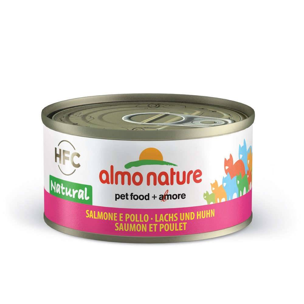 Almo Nature - Pâtée en gelée HFC pour chat saumon & poulet - boîte 70 gr - ALMO NATURE - Image 3