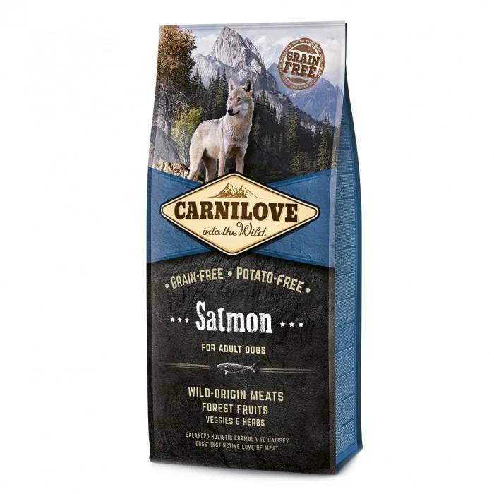 Carnilove - Croquettes pour chien adulte de toute taille au saumon - sac 12 kg - CARNILOVE - Image 1