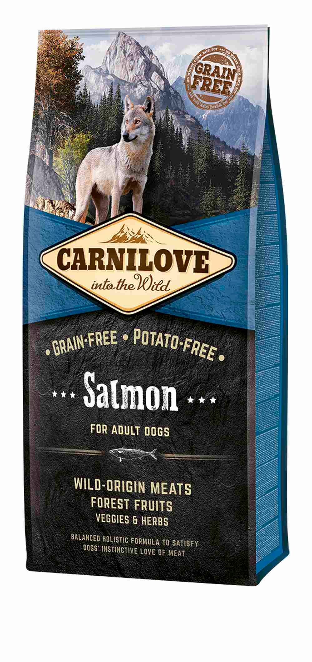 Carnilove - Croquettes pour chien adulte de toute taille au saumon - sac 12 kg - CARNILOVE - Image 2