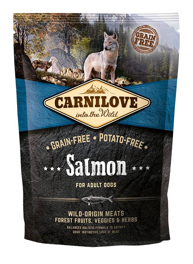 Carnilove - Croquettes pour chien adulte de toute taille au saumon - sac 1,5 kg - CARNILOVE - Image 1