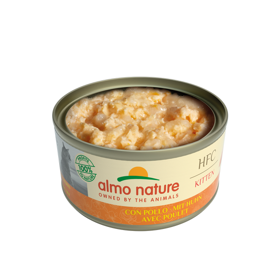 Almo Nature - Pâtée avec bouillon HFC pour chat adulte au poulet - boîte 70 gr - ALMO NATURE - Image 2