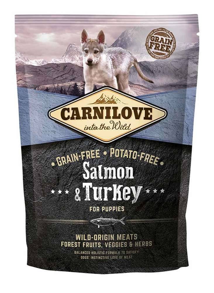 Carnilove - Croquettes pour chien adulte de toute taille au saumon & dinde - sac 1,5 kg - CARNILOVE - Image 1