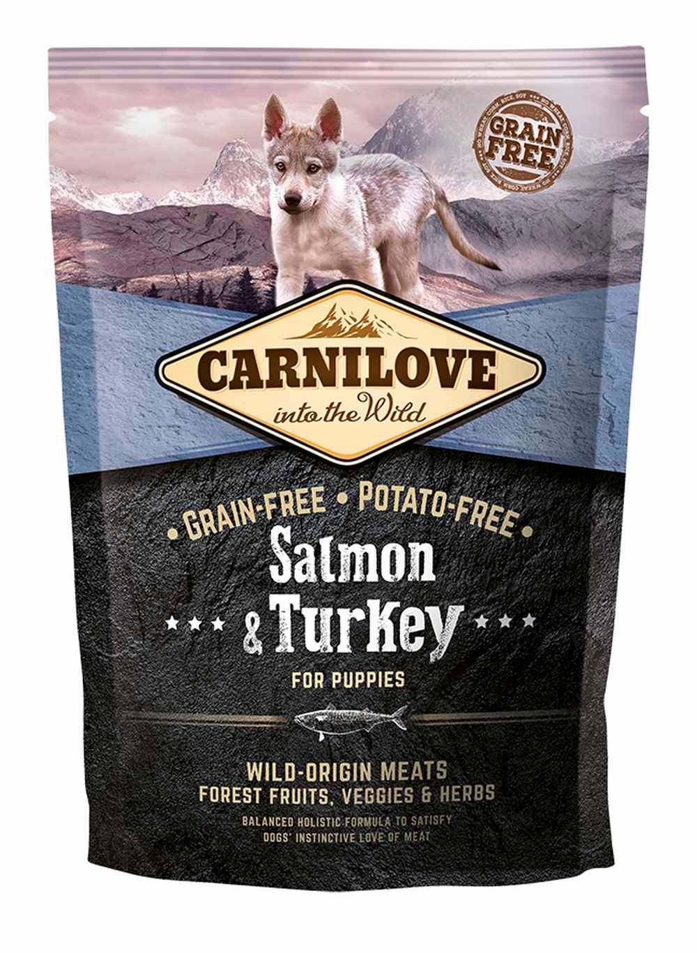 Carnilove - Croquettes pour chien adulte de toute taille au saumon & dinde - sac 1,5 kg - CARNILOVE - Image 2