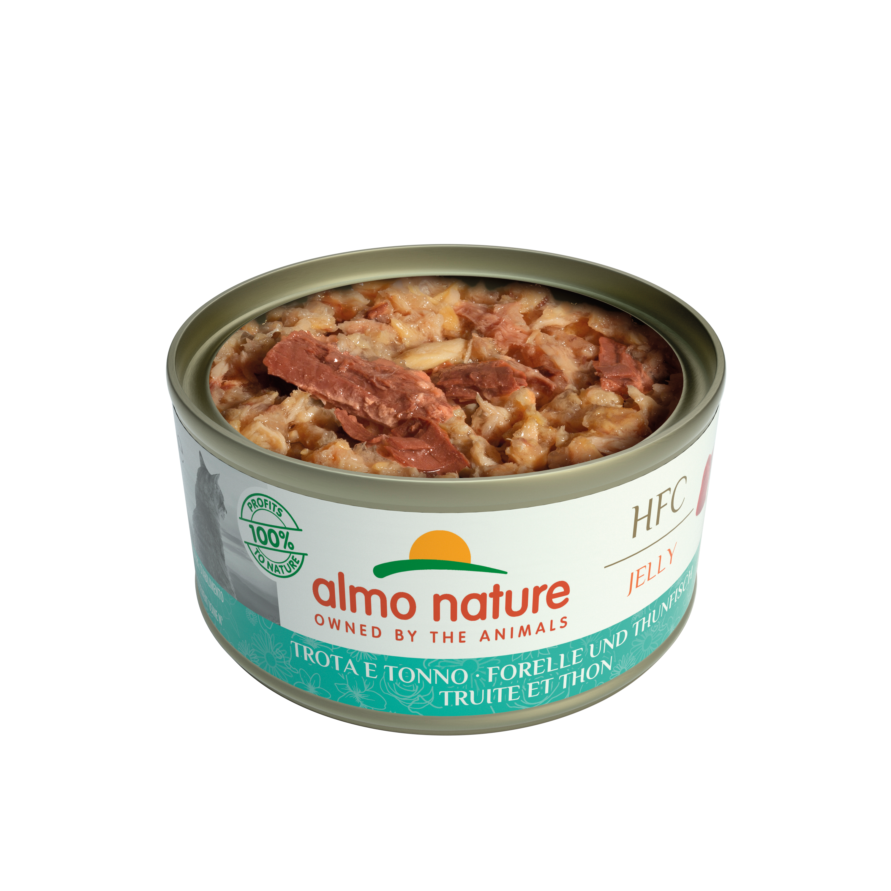 Almo Nature - Pâtée en gelée HFC pour chat truite & thon - boîte 70 gr - ALMO NATURE - Image 2